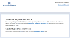 Desktop Screenshot of beyondbirthseattle.com